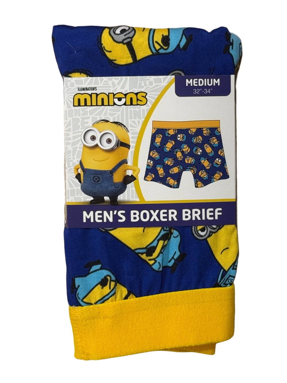 Mens Minions Licensed Boxer Briefs - Size Medium - NWT
